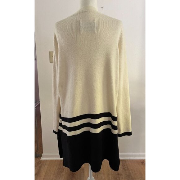 EUC Angel Of The North Womens XL Cardigan Sweater With Buttons & Stripes - Picture 3 of 8